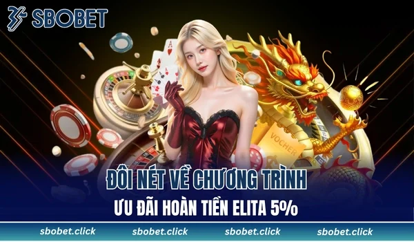 Một vài thông tin về chương trình ưu đãi hoàn tiền ELITA 5%
