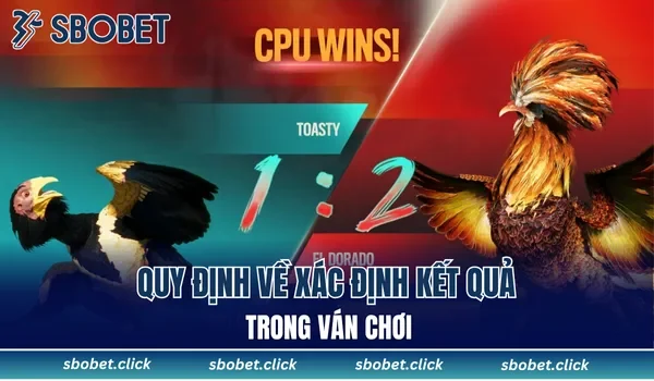 Quy định về xác định kết quả trong ván chơi